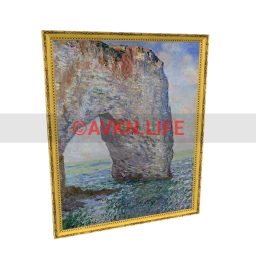 The Manneporte near ?tretat by Claude Monet