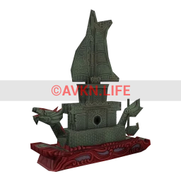 Jade Ship Sculpture