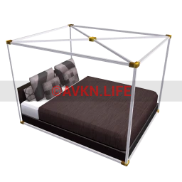 Luxe New Age Four Poster Bed