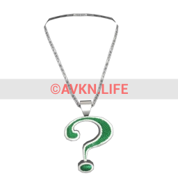 Bling Bling Question Mark Pendant