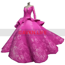 Venetian Ball Florian Gown - Rose