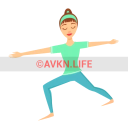 Yoga Warrior Sticker