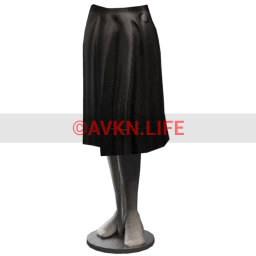 Ouroboros Leather Skirt