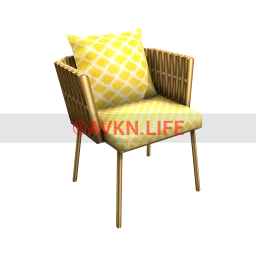 Fontabelle Tropicana Dining Chair - Banana