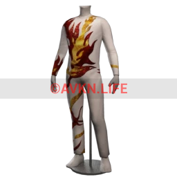 Bionic Ghostly Flames Ice Skating Suit