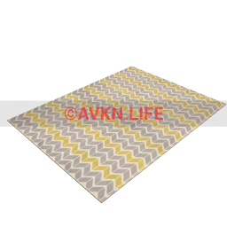 Loft Sylvan Invitation Rug (Yellow Chevron)