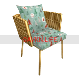 Wanderlust Arcadia Dining Chair - Christmas Pattern