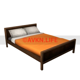 Essential Double Bed - Orange