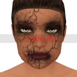 Flawless Darkness Veins Infection Facepaint