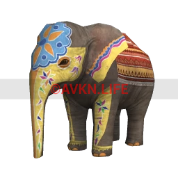 Baby Elephant - Painted