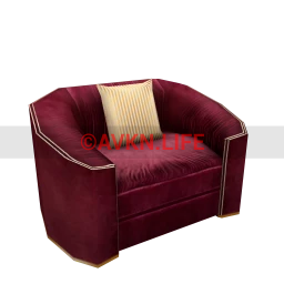 Decadence Bordeaux Armchair