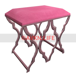 Bel Air Solcialite's Vanity Stool - Pink