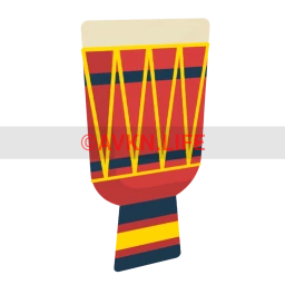 Brazil Drum Sticker