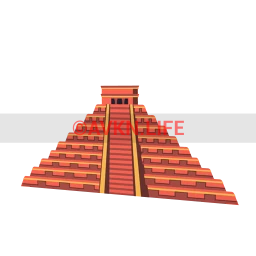 Mexican Pyramid Wall Sticker