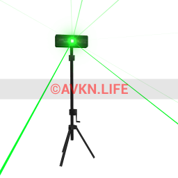 Party Laser Standing Light - Vibrant Green