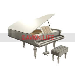 Verschieden Grand Piano - White