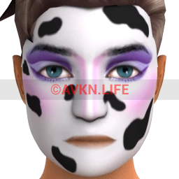 Flawless Cow Print Facepaint