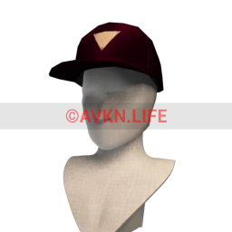 Front Row Luxe Velvet Cap - Ruby