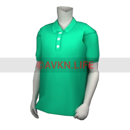 Foal Simple Polo Shirt (Green)