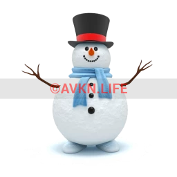 Friendly Snowman Wall Sticker