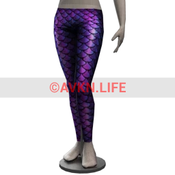 Bionic Mermaid Leggings - Iridiscent