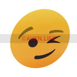 Emoji Sticker - Wink