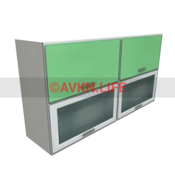 Spring Green Kitchen Wall Cupboard