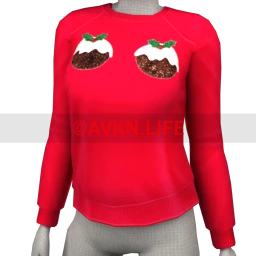 Foal Christmas Pudding Sweater