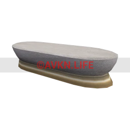 Luxe Halycon Marble Bench
