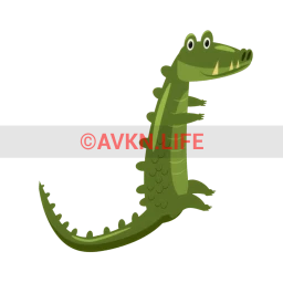 Kenyan Crocodile Sticker