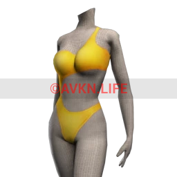 Kijane Freestyle Swimsuit - Neon Yellow