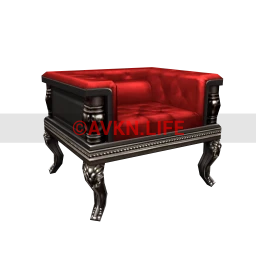 Afterlife Dark Fall Armchair - Red