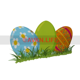 Colourful Eggs Sticker