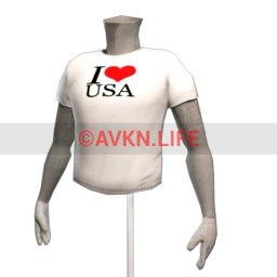 I Heart USA Tee (for Male)