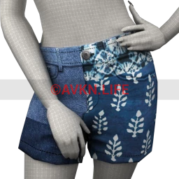 USAesthetic Dyed Fern Shorts