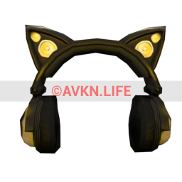 Cyber Kitty Headphones - Yellow