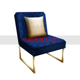 Luxe Blue Hues Chair