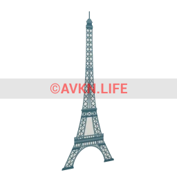 Eiffel Tower Wall Sticker