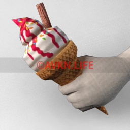 Ice Cream Cone with Sprinkles