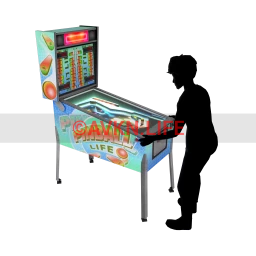 LOFT Pinball Life Machine (Blue) - Interactive