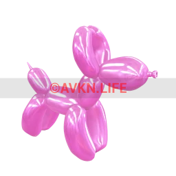 Balloon Dog Ornament (Purple)