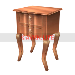 Lennox Copper Bedside Table