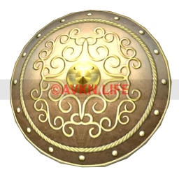 Cosmos Polished Gold Shield 