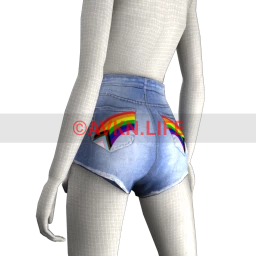 Foal Flying Rainbow Shorts