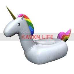 Rainbow Unicorn Pool Float