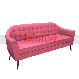 Rio Leblon Rosa Sofa