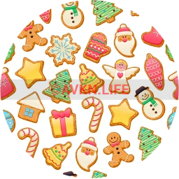 Festive Cookies Wallpaper