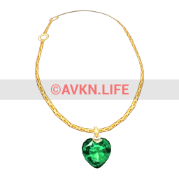 Prysm Lunarheart Necklace (Emerald)