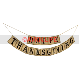 Happy Thanksgiving Bunting