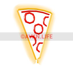 Neon Pizza Light